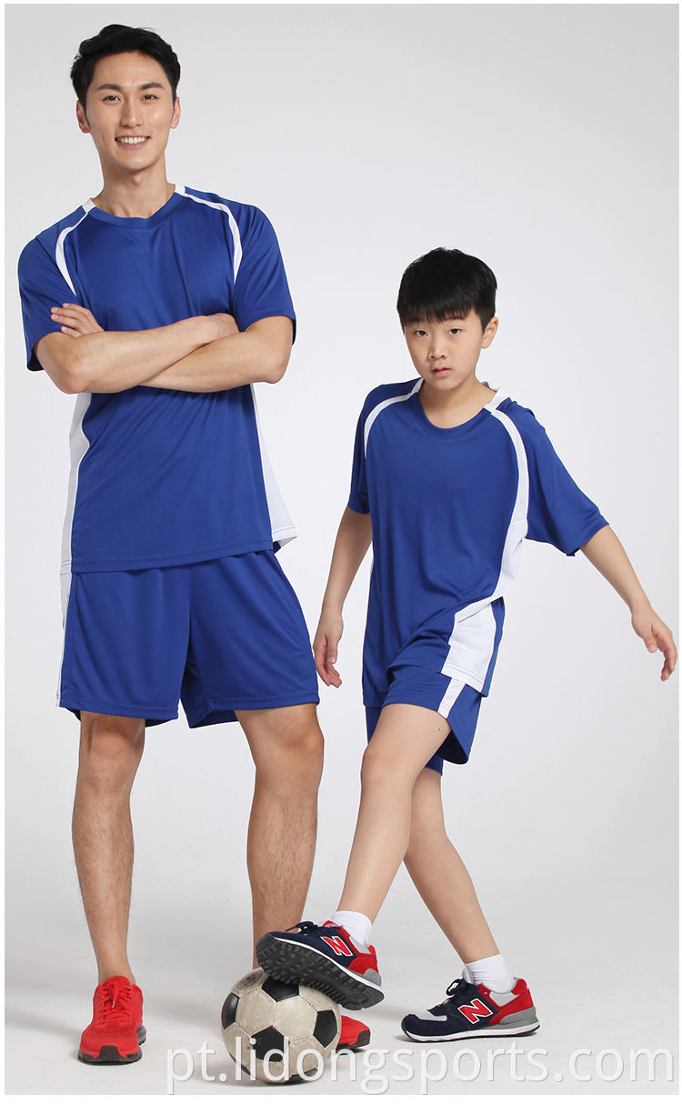Venda quente logotipo personalizado faixa de futebol ternos rápidos conjunto de sefuntos de treino para crianças